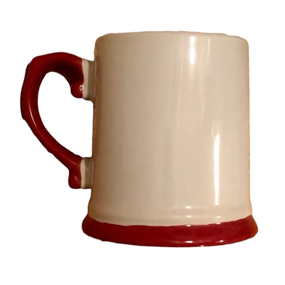 Oversized festive letter A initial mug - Picture 2 of 3